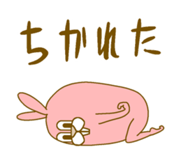 Medium mammal pink8 sticker #14226334