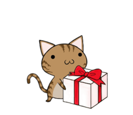 Cat ASHver kitten's Winter life sticker #14227073