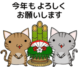 Cat ASHver kitten's Winter life sticker #14227078