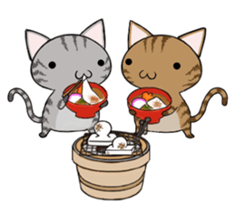 Cat ASHver kitten's Winter life sticker #14227080