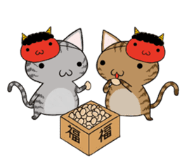 Cat ASHver kitten's Winter life sticker #14227085