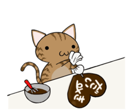 Cat ASHver kitten's Winter life sticker #14227086