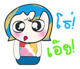 Hi! My name is Nada. ^_^ sticker #14227180