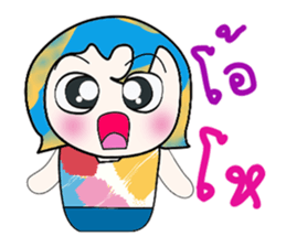 Hi! My name is Nada. ^_^ sticker #14227185