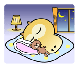 Owl new Year's card,2017 sticker #14227495