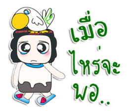 ... Mr. Mayama. Love bird.^_^ sticker #14227871