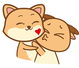 Shiba&deer daily two sticker #14228186