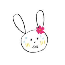 mochi-usa2 (omochi-rabbit) sticker #14228745