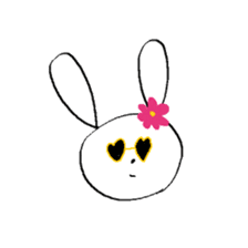 mochi-usa2 (omochi-rabbit) sticker #14228753