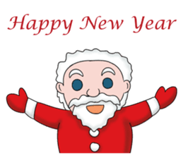 Merry New Year / Happy Christmas sticker #14229852