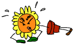 Pleasant sunflower sticker #14230055
