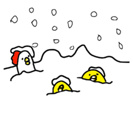 The Rooster with unique personality sticker #14230183