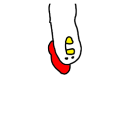 The Rooster with unique personality sticker #14230185