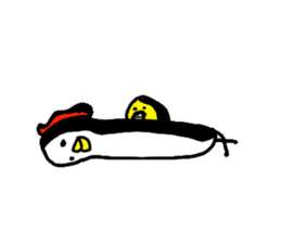 The Rooster with unique personality sticker #14230188