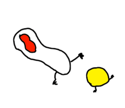 The Rooster with unique personality sticker #14230189