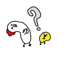 The Rooster with unique personality sticker #14230201