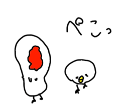 The Rooster with unique personality sticker #14230202