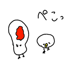 The Rooster with unique personality sticker #14230202