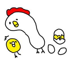 The Rooster with unique personality sticker #14230205