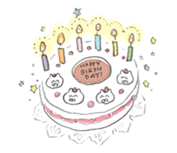 Winter kittens Little stars sticker #14230540