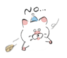 Winter kittens Little stars sticker #14230549