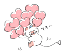 Winter kittens Little stars sticker #14230556