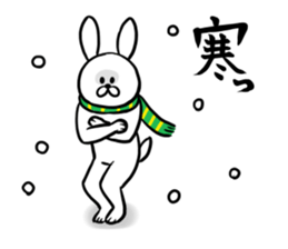Winter Rabbit Stickers sticker #14230695