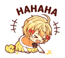 chick girl animated sticker #14231218