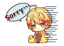 chick girl animated sticker #14231223