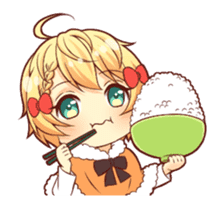 chick girl animated sticker #14231237