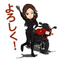 Kunoichi rider animation! sticker #14231496