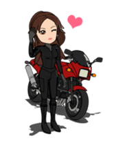 Kunoichi rider animation! sticker #14231497