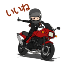 Kunoichi rider animation! sticker #14231498