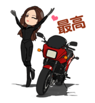 Kunoichi rider animation! sticker #14231499