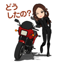 Kunoichi rider animation! sticker #14231502