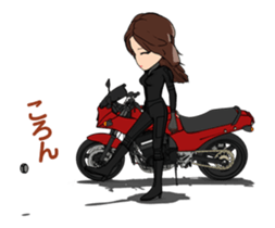 Kunoichi rider animation! sticker #14231503