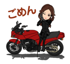 Kunoichi rider animation! sticker #14231504