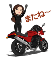 Kunoichi rider animation! sticker #14231509