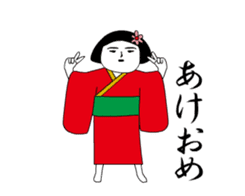 Girl of aging face2 sticker #14231696