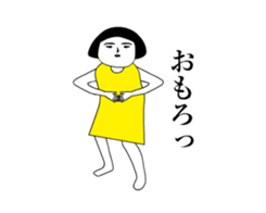 Girl of aging face2 sticker #14231700