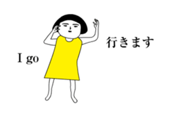 Girl of aging face2 sticker #14231708