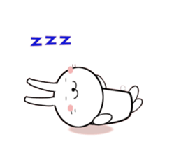 Moving White Rabbit sticker #14231873