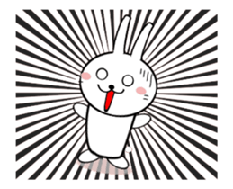Moving White Rabbit sticker #14231875