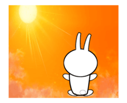 Moving White Rabbit sticker #14231878