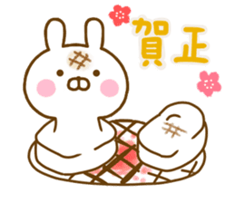 Rabbit Usahina Event Happy birthday sticker #14231973