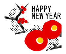 Various sticker of New Year's holidays sticker #14232169
