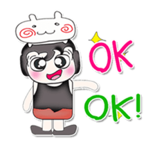 My name is Tama and cat.^^ sticker #14232326