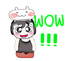 My name is Tama and cat.^^ sticker #14232327