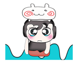 My name is Tama and cat.^^ sticker #14232328