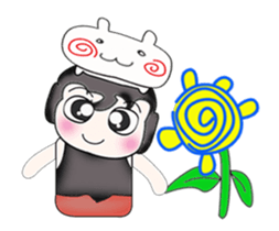 My name is Tama and cat.^^ sticker #14232330